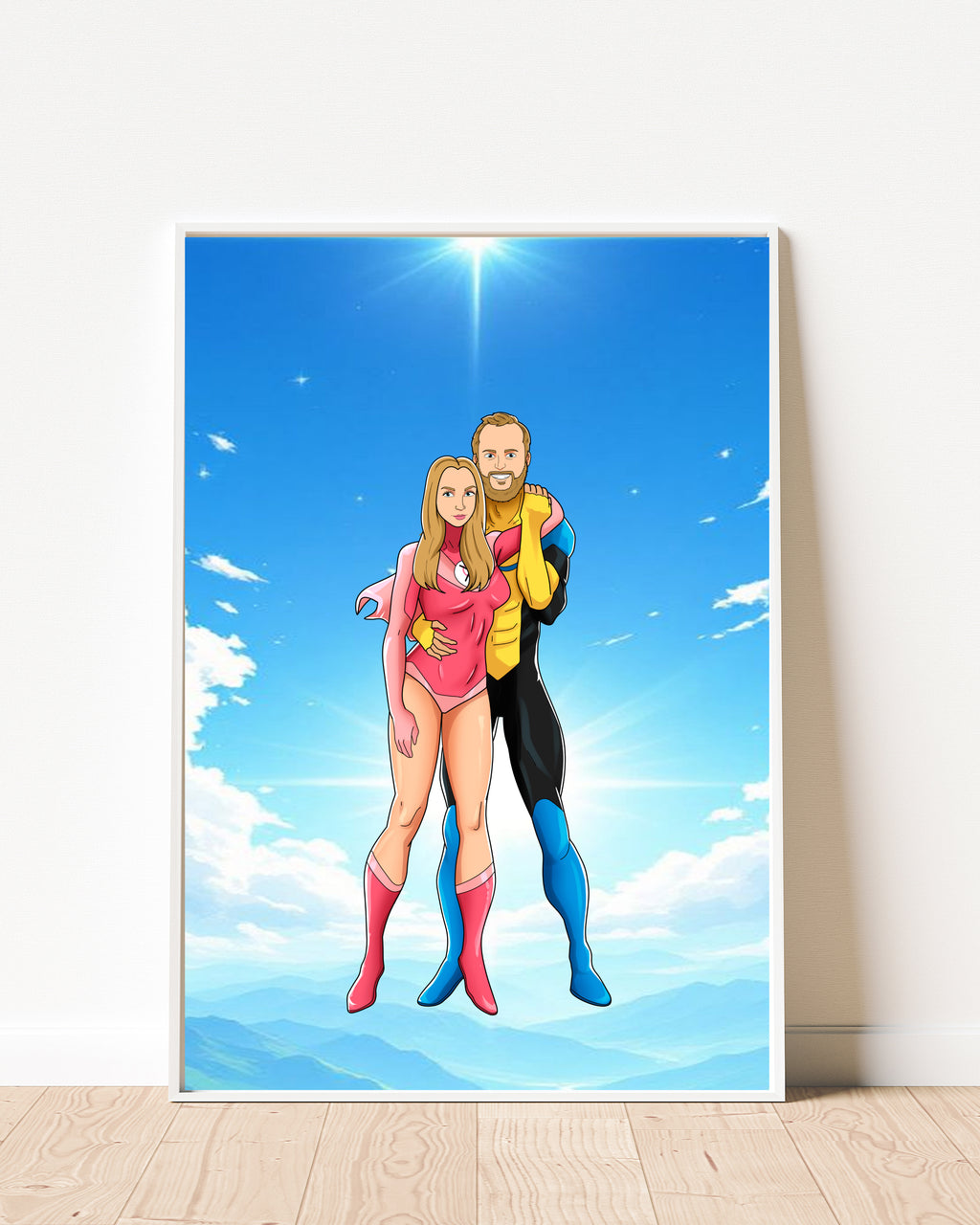 INVINCIBLE Custom Portrait | Personalized Superhero Digital Art | Custom Character Illustration – Delivered in 1 Day