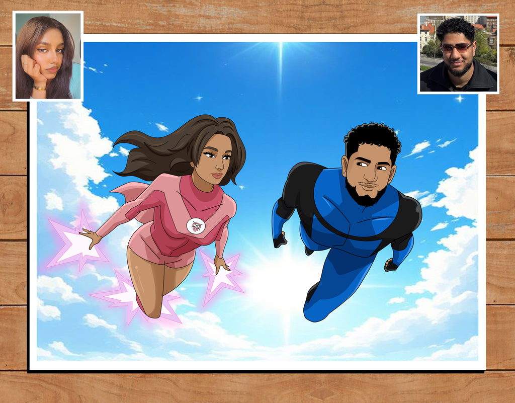 INVINCIBLE Custom Portrait | Personalized Superhero Digital Art | Custom Character Illustration – Delivered in 1 Day