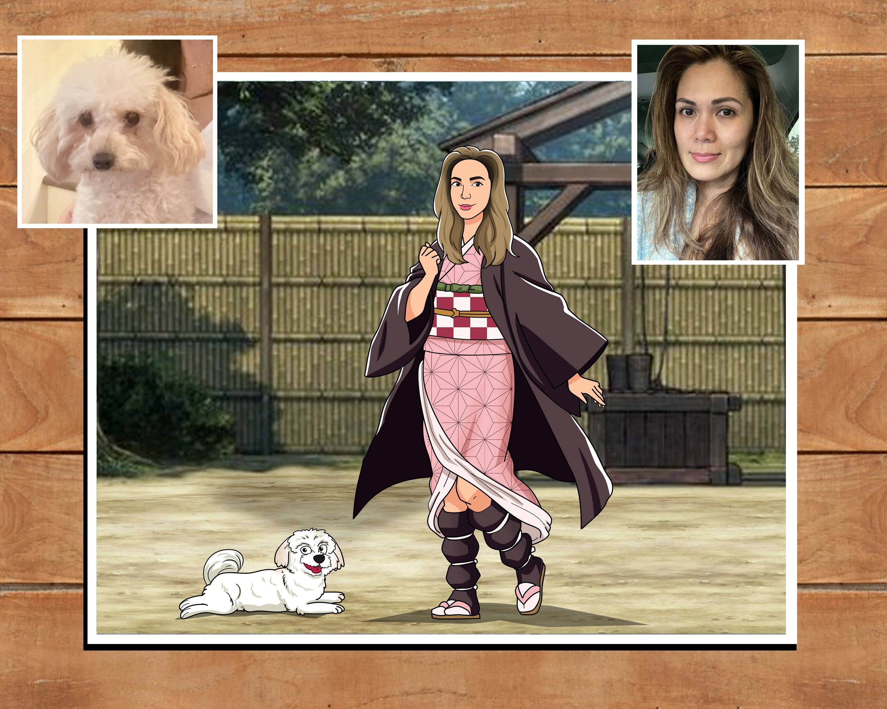 Custom Demon Slayer Anime Portrait, Become a Hashira or Demon