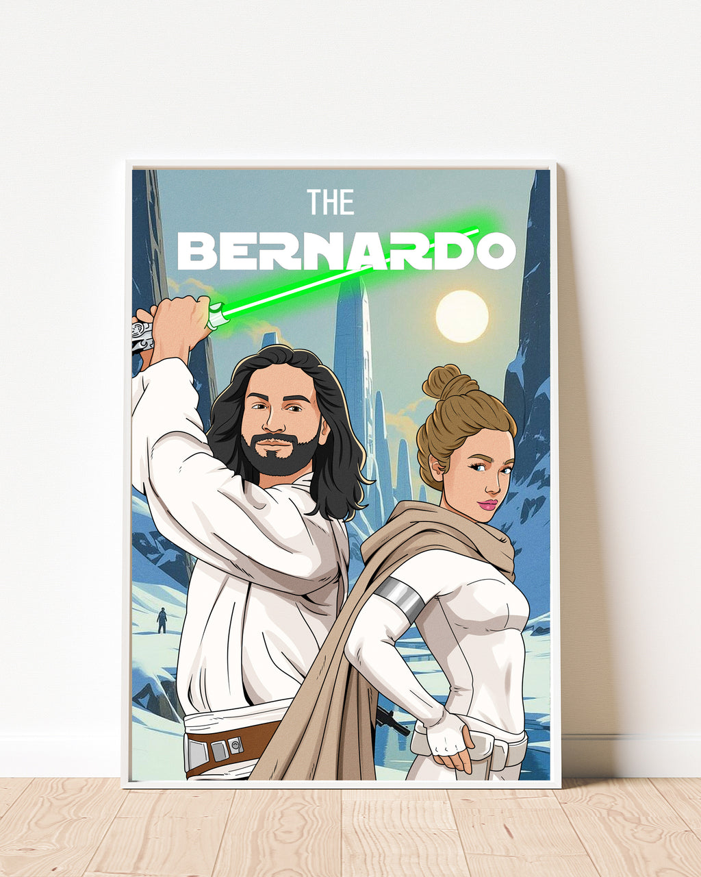 Custom Star Wars Portrait  Personalized Digital Artwork | Jedi or Sith Style | 1-Day Turnaround